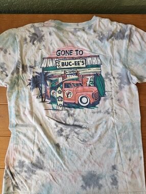 Tie Dye Gone to Buc-ee's T Shirt Size Medium